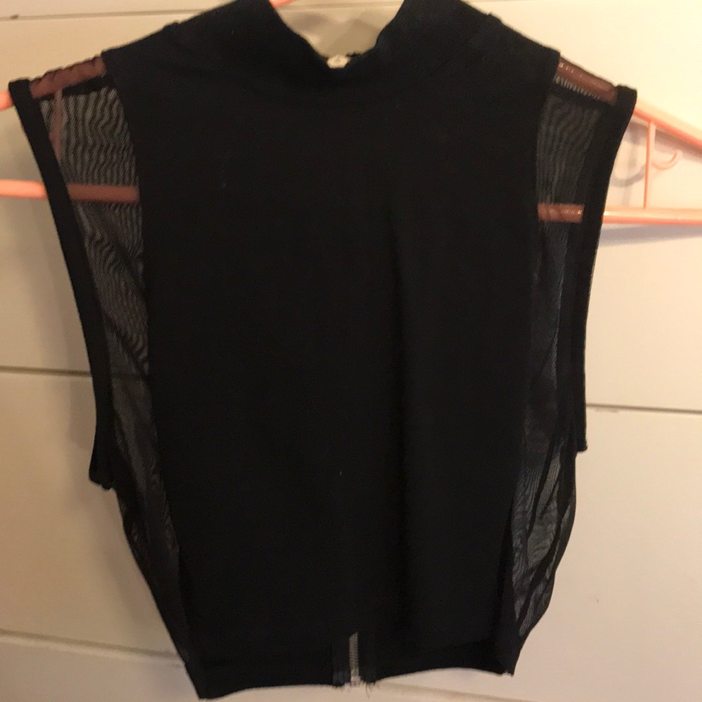 Cute black Crop Top #forever21